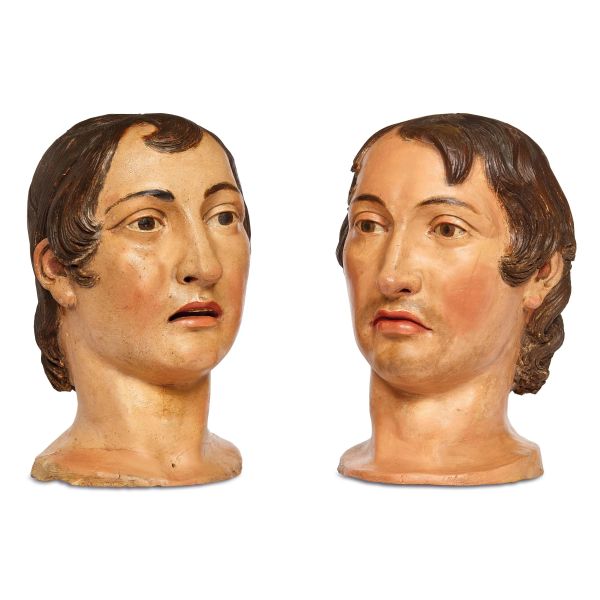 



DUE TESTE, TOSCANA, INIZIO SECOLO XVIII