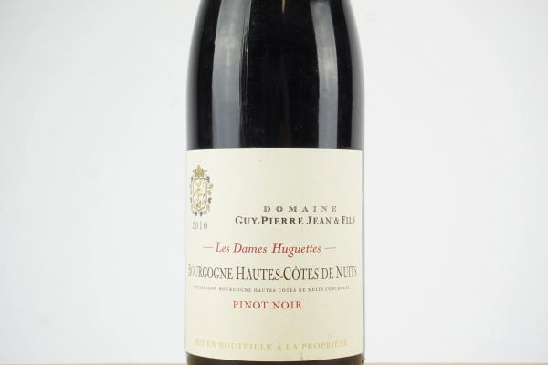      Bourgogne Hautes C&ocirc;tes de Nuits Les Dames Huguettes Domaine Guy-Pierre Jean &amp; Fils 2010 