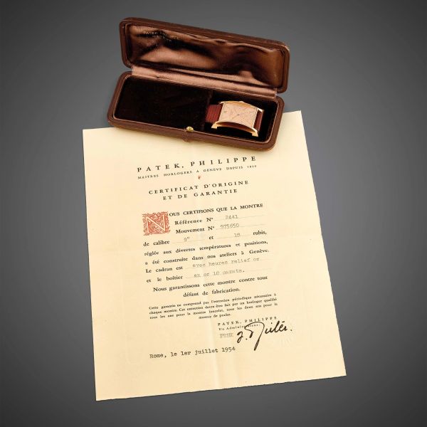 PATEK PHILIPPE HAUSMANN & CO. REF. 2441 "EIFFEL TOWER" ANNO 1954