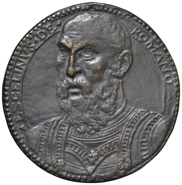 VENEZIA. EZZELINO III DA ROMANO SIGNORE DELLA MARCA TREVIGIANA (1194-1259) MEDAGLIA CELEBRATIVA DELLA PRESA DI PADOVA NEL 1237 (SECC. XVII-XVIII)