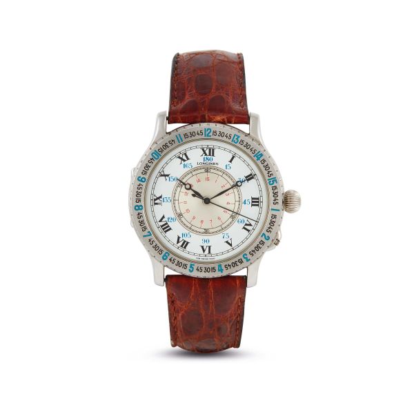 Longines - LONGINES LINDBERGH HOUR ANGLE REF. 628.5240 STAINLESS STEEL WRISTWATCH