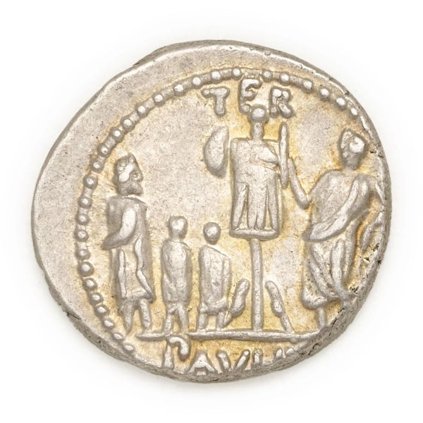 Aemila - Denario L. Aemilius Lepidus Paullus (62 a.C.) - Zecca: Roma