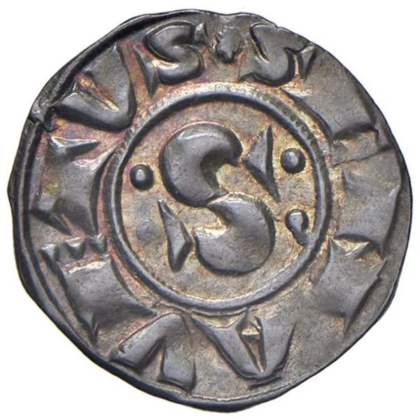 



SIENA. REPUBBLICA (1180-1390). GROSSO DA 12 DENARI (Sanese di stella, post 1250)