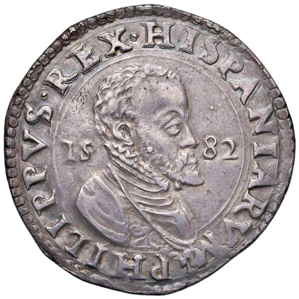 MILANO. FILIPPO II (1556-1598) SCUDO D&rsquo;ARGENTO 1582