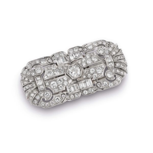 



DOUBLE CLIP BROOCH WITH DIAMONDS