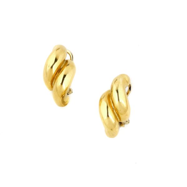 ROPE EARRINGS IN 18KT YELLOW GOLD