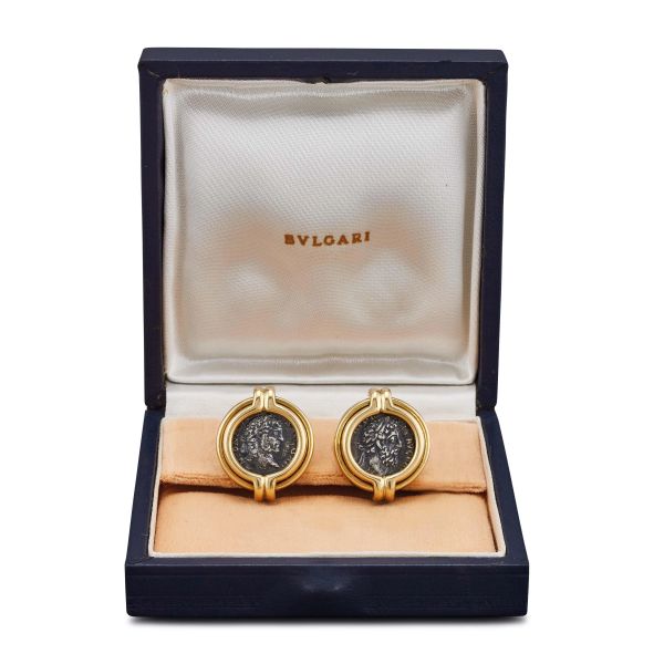 BULGARI PAIO DI ORECCHINI MONETE