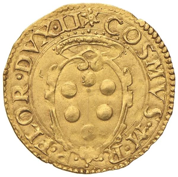 FIRENZE COSIMO I DE&rsquo; MEDICI (1537-1557) SCUDO D&rsquo;ORO DEL SOLE IV serie