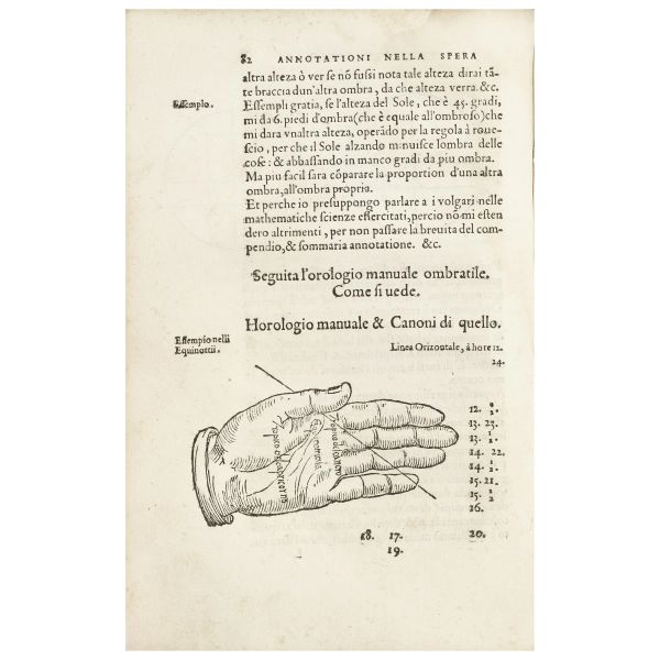 Mauro fiorentino. Annotationi sopra la Lettione della Spera del Sacrobosco. Firenze, [Torrentino]...