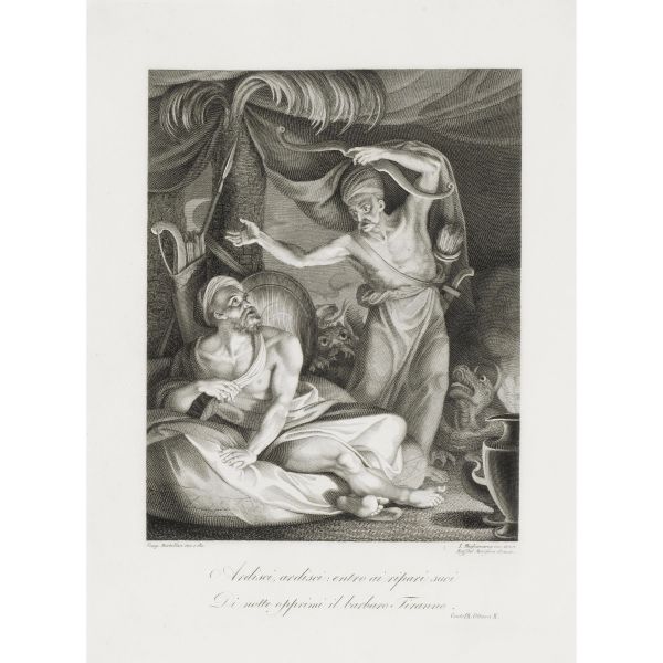 Tasso, Torquato. La Gerusalemme liberata. Firenze, Marenigh, 1820.