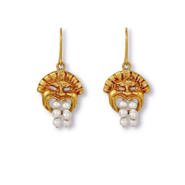 Germano - 



GERMANO PAIR OF EARRINGS WITH MICRO PEARLS