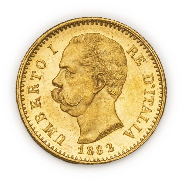 



Umberto I (1878-1900) &ndash; 20 Lire 1882 &ndash; Zecca: Roma