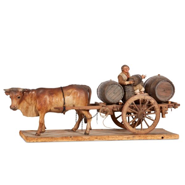 



A YOUNG RUSTIC PAESANT ON A BARREL WAGON, NAPLES, 18TH CENTURY