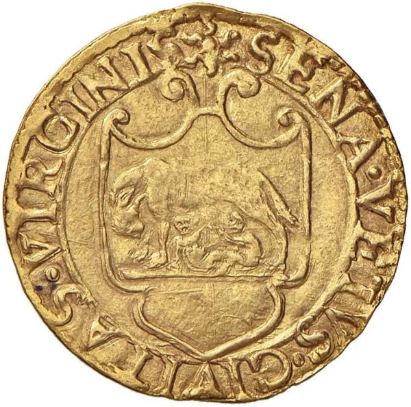 SIENA REPUBBLICA (1404 &ndash; 1555), SCUDO D&rsquo;ORO DEL SOLE (1536)