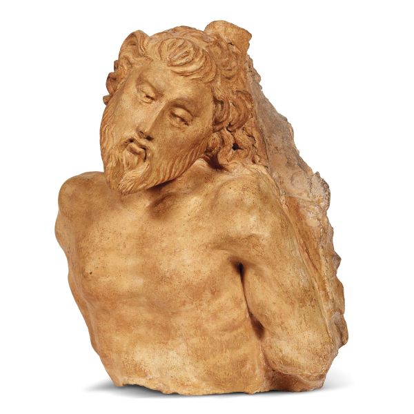 Lombard, 15th century, Ecce Homo, terracotta, 30x26x19 cm