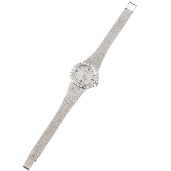 ENICAR LADY'S WATCH IN 18KT WHITE GOLD