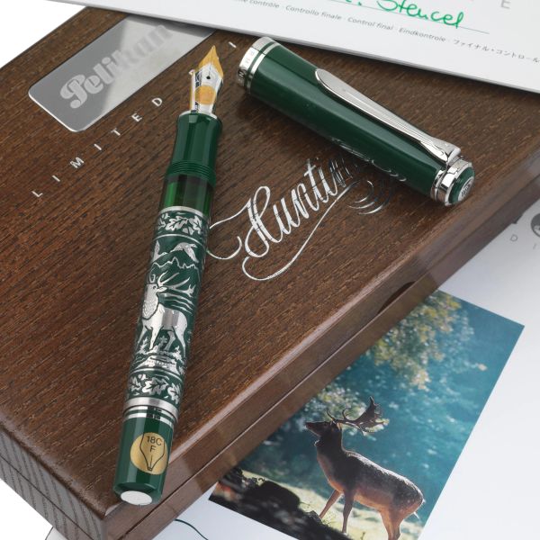 PELIKAN HUNTING LIMITED EDITION FOUNTAIN PEN N. 1034/3000