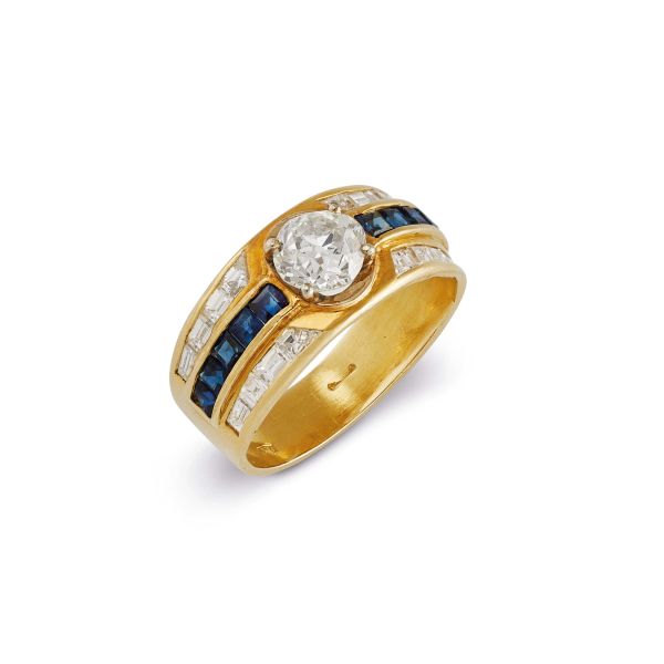 



ANELLO A FASCIA CON DIAMANTE TAGLIO ANTICO