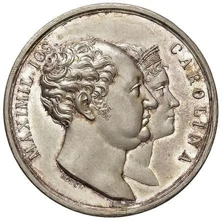 GERMANIA, MAXIMILIAN I JOSEPH (1806-1825) MEDAGLIA PER L&rsquo;INAUGURAZIONE