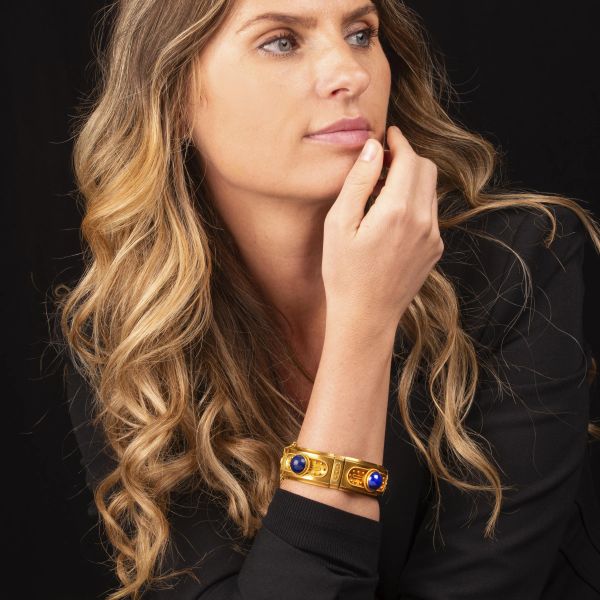 BRACCIALE CON LAPISLAZZULI