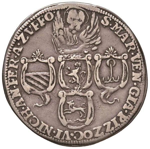      MURANO. GIOVANNI CORNER II CXI DOGE (1709-1722) OSELLA 1713 