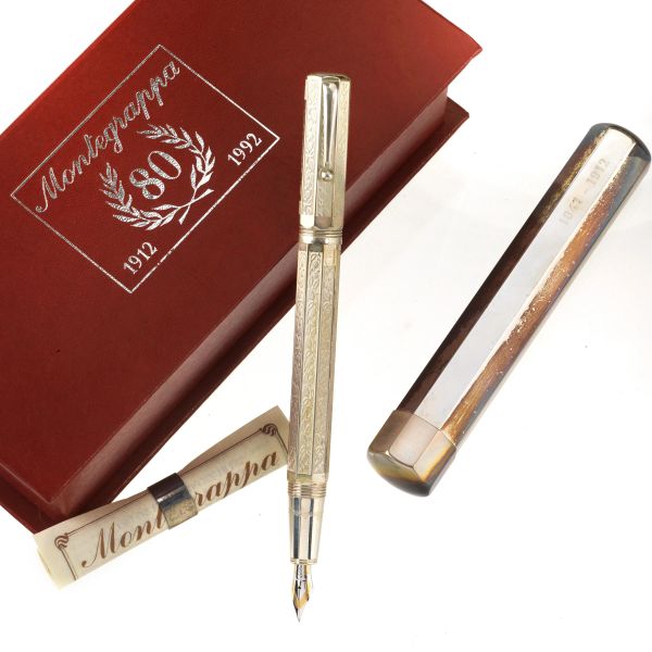 MONTEGRAPPA REMINISCENCE LIMITED EDITION SILVER FOUNTAIN PEN N. 1041/1912