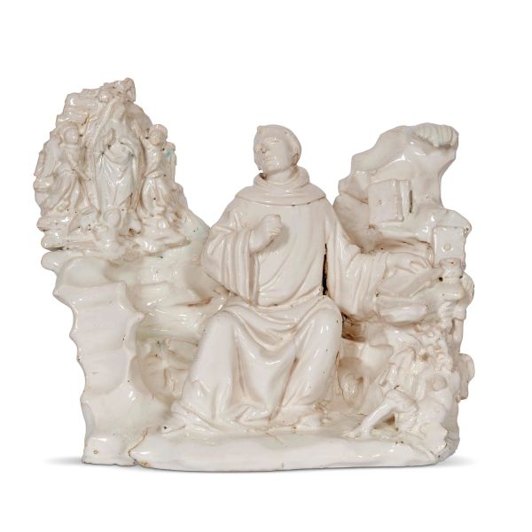 



Florentine plastic artist, first quarter of 16th century, Vision of Saint Bernard, terracotta group 