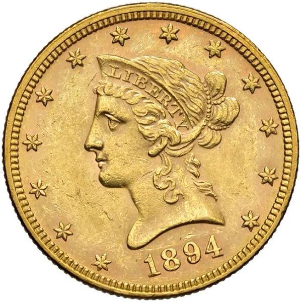      STATI UNITI. 10 DOLLARI 1894 