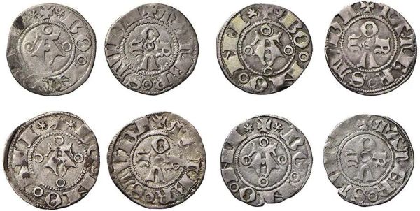 MONETE AUTONOME (1380 - 1450), 4 BOLOGNINI GROSSI