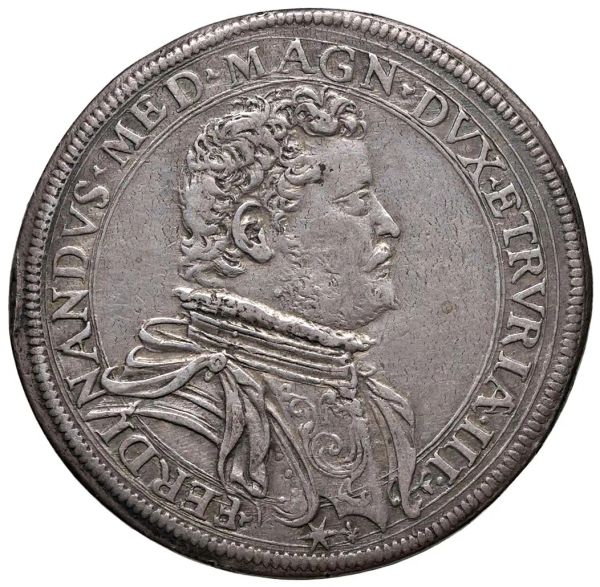 FIRENZE. FERDINANDO I DE&rsquo; MEDICI (1587-1609) PIASTRA 1590