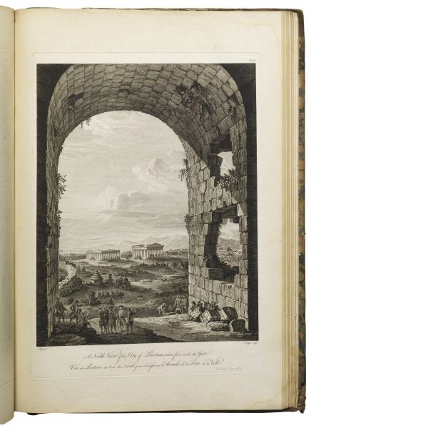 Lot of three 18   th   -19   th    century works with splendid views of ruins. Olympia has inscription &ldquo;from the author&rdquo;. Condition report upon request.