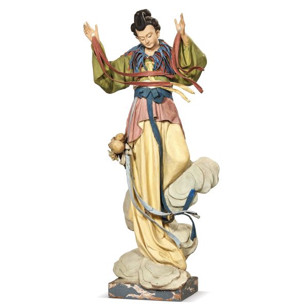 A LARGE PIEDMONTESE FIGURE, LATE 18TH CENTURY