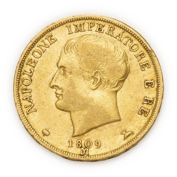 



Napoleone I Re d'Italia (1805-1814) &ndash; 20 Lire 1809