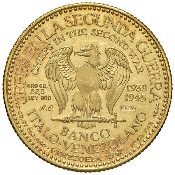 MEDAGLIA IN ORO 900 DELLA SERIE &ldquo;I CAPI DELLA SECONDA GUERRA MONDIALE&rdquo; CHE RAPPRESENT...