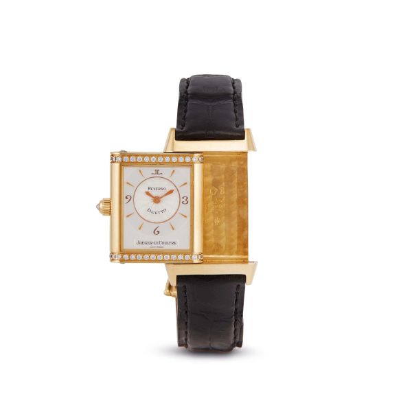 JAEGER LECOULTRE REVERSO DUETTO CLASSIQUE IN ORO REF. 256.1.75