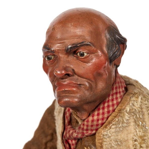 RUSTICO CON CESTINO DI FUNGHI, NAPOLI, SECOLO XVIII