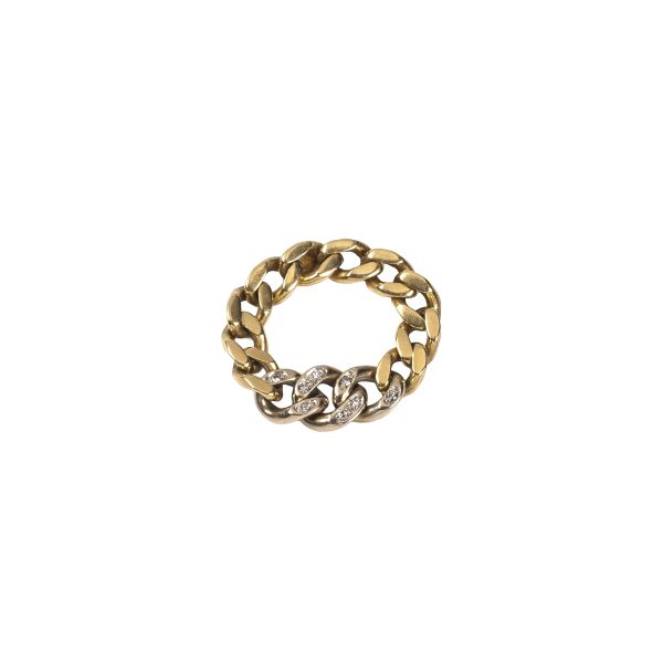 



CHIMENTO ARTICULATED CHAIN RING IN 18KT YELLOW GOLD