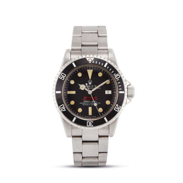 Rolex - 



ROLEX SEA-DWELLER DOUBLE-RED REF. 1665 N. 40303XX STAINLESS STEEL WRISTWATCH, 1975