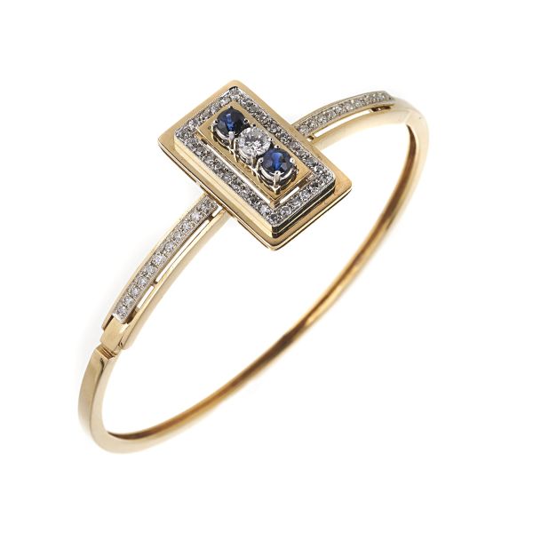 



BRACELET WITH DIAMONDS AND SAPPHIRES 