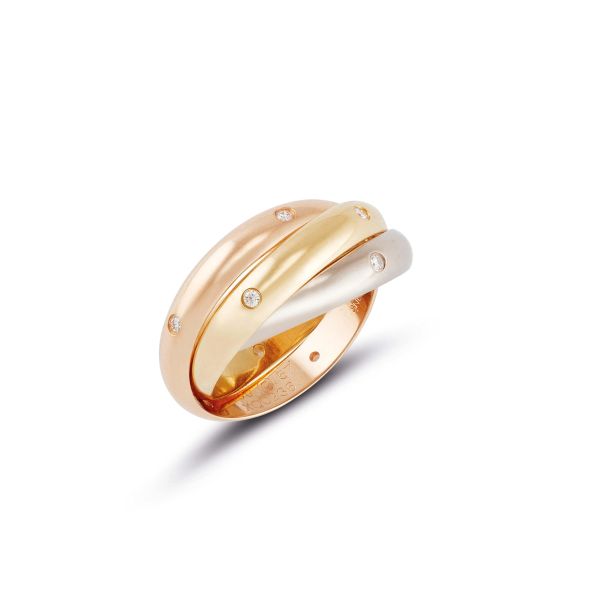 Cartier - 



CARTIER TRINITY RING IN 18KT THREE TONE GOLD
