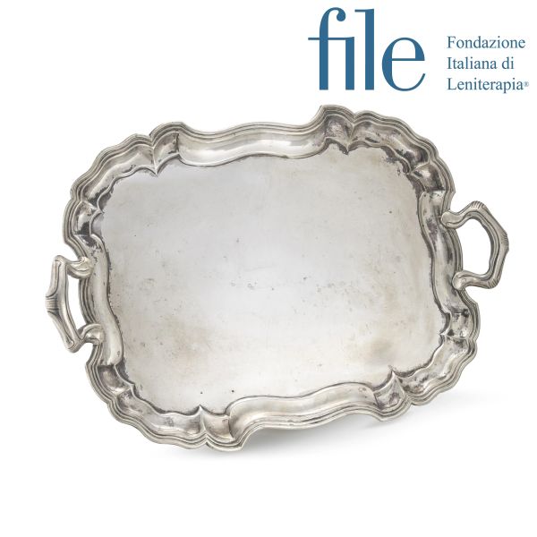 A SILVER TRAY, VENICE, 18TH CENTURY