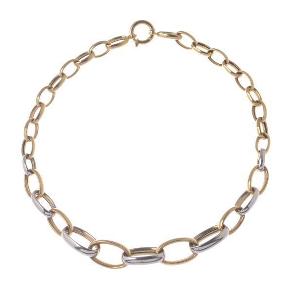 



CHAIN NECKLACE IN 18KT TWO TONE GOLD