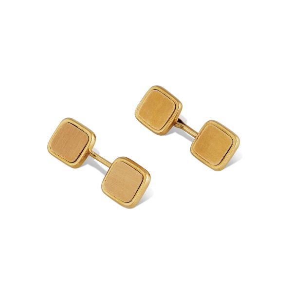 WEINGRILL CUFFLINKS IN 18KT TWO TONE GOLD