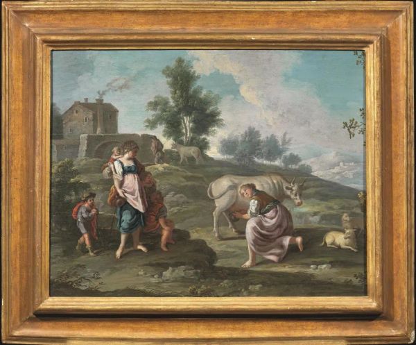  Pittore nella cerchia di Francesco Zuccarelli, fine sec. XVIII 