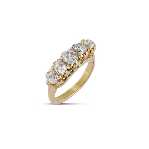 



DIAMOND RIVIERA RING IN 18KT YELLOW GOLD