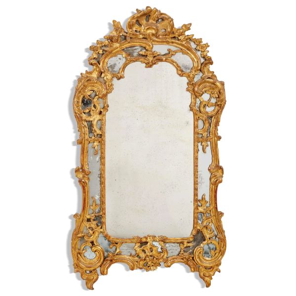 



A NORTHERN ITALY MIRROR, 18TH CENTURY