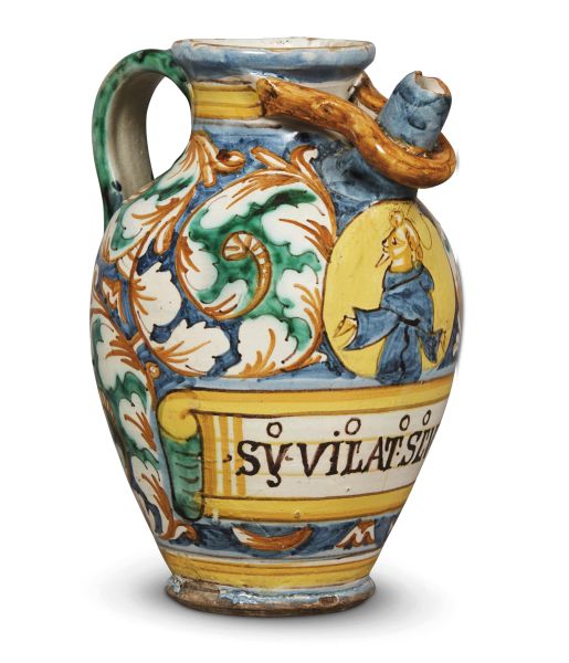A LITTLE EWER, MONTELUPO, EARLY 17TH CENTURY