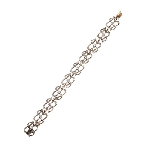 DIAMOND BRACELET IN SGOLD AND SILVER