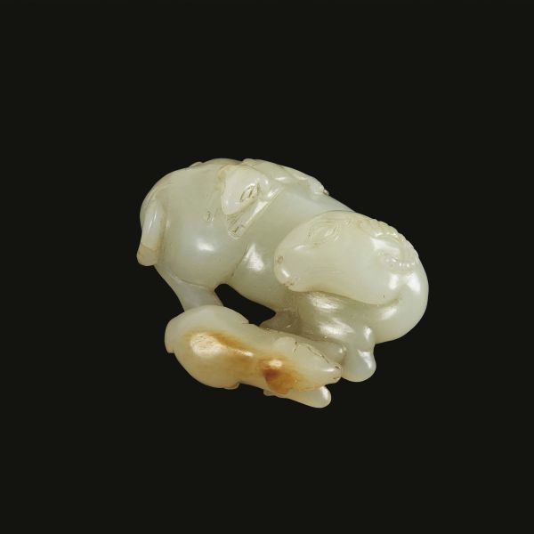 GROUP IN JADE, CHINA, QING DYNASTY, 18TH CENTURY