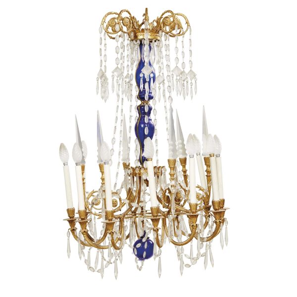 A CHANDELIER, FRANCE, 19TH CENTURY